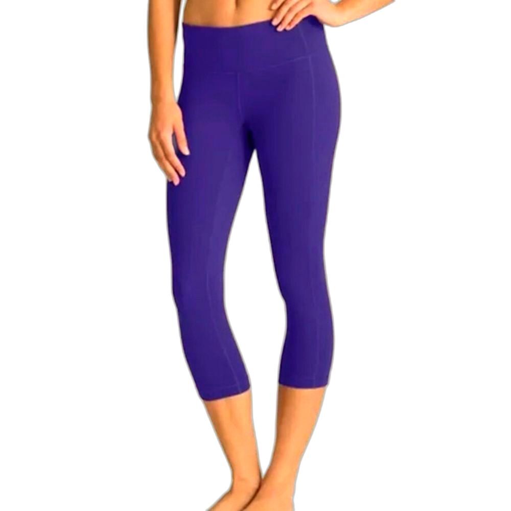 Athleta Women's Purple High Rise Capri Leggings Size Medium